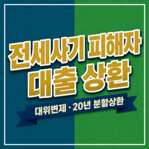 전세사기 피해자가 대위변제 후 장기 분할상환을 신청하는 과정