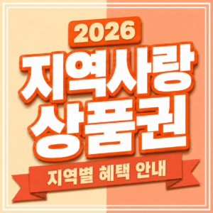 지역사랑상품권 할인율과 지역별 구매한도 및 사용처를 비교한 안내 화면